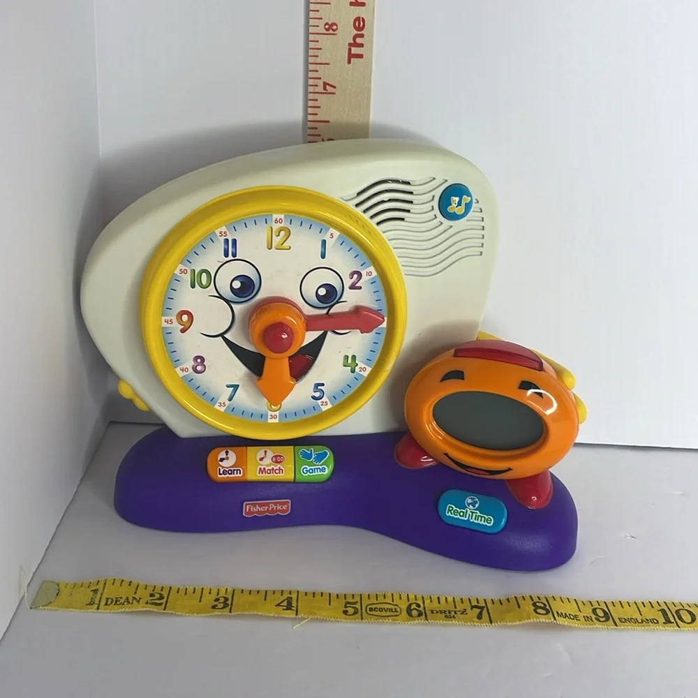 Fisher Price Fun 2 Learn TEACHING CLOCK - K4074 2006 - Picture 11 of 11